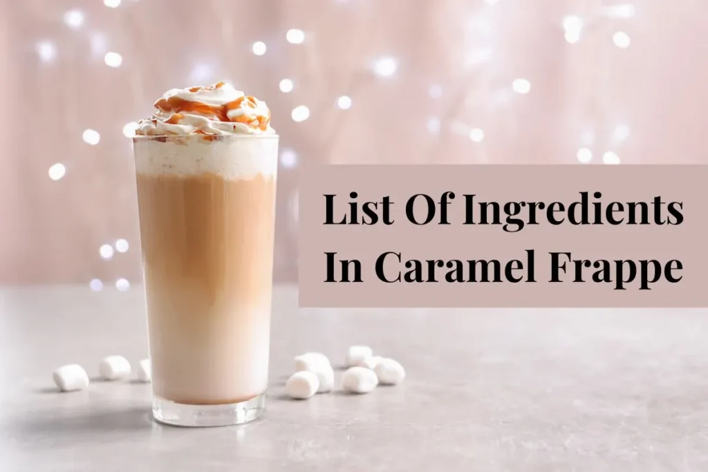 Does Caramel Frappe Have Caffeine